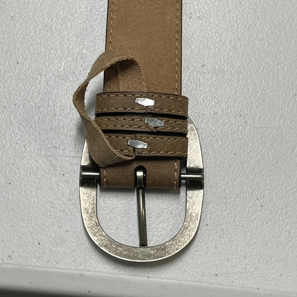 Ropers Belt Brown Leather Southwestern Stiched Size XXL 42-45 Cowboy Western